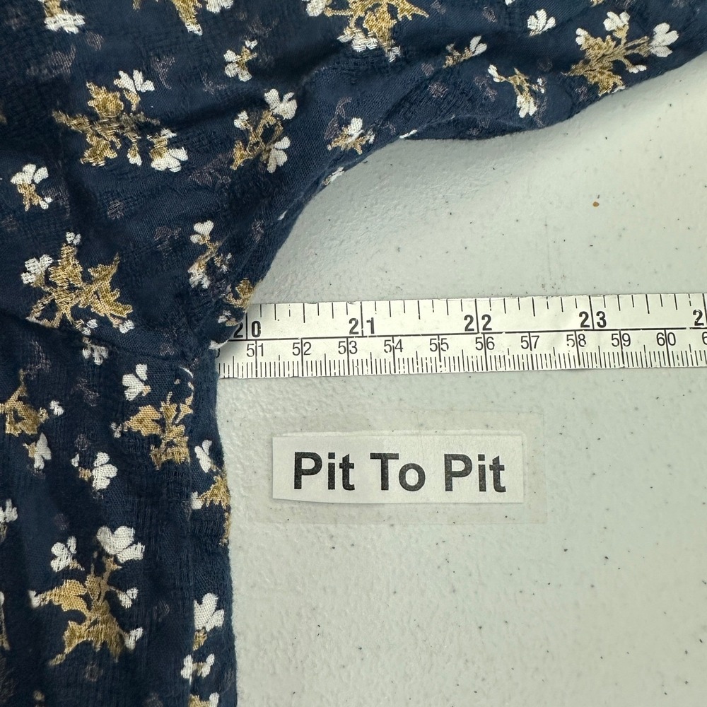 Womens Cottagecore Floral Top SIze M Boho Prairie Romantic Feminine Shabby Chic - Picture 4 of 6
